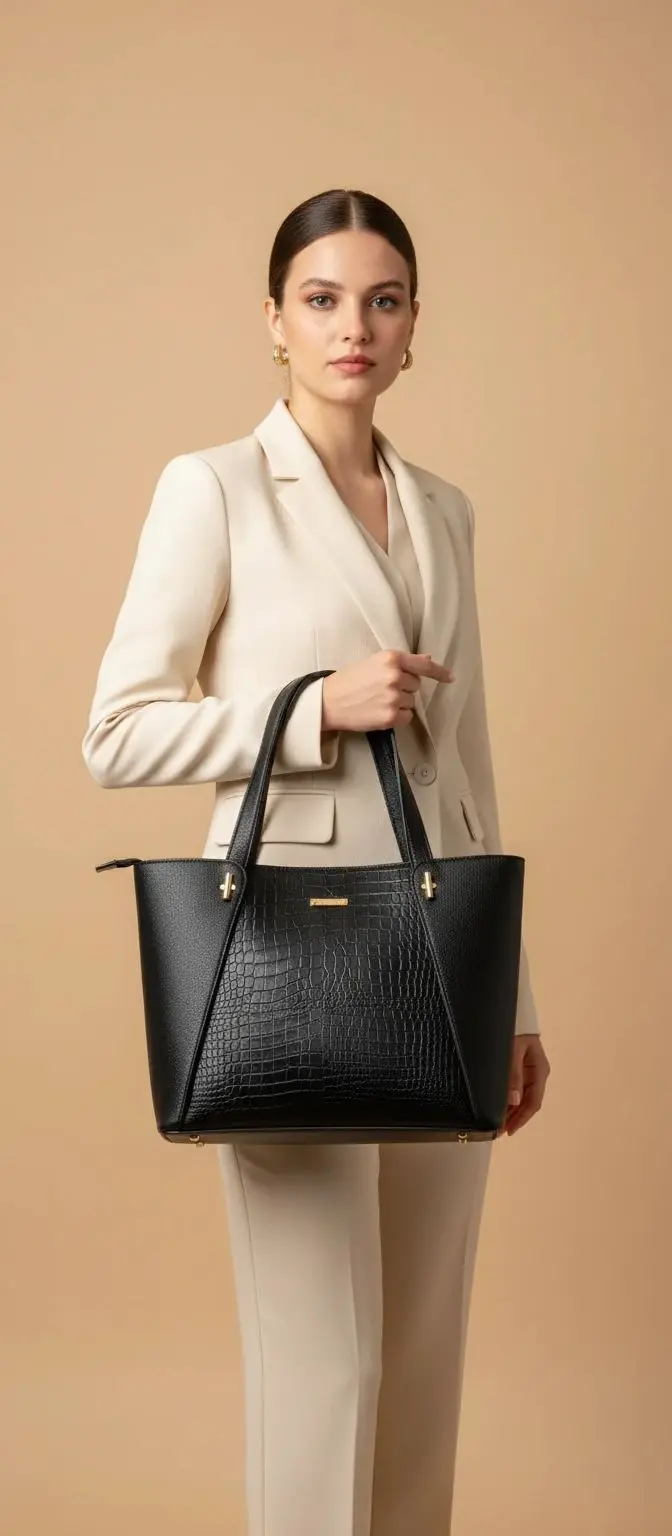 کیف چرم دستی -ترکیبی